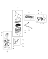 Diagram for 2020 Jeep Cherokee Air Duct - 68285604AC