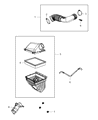 Diagram for Jeep Liberty Air Filter Box - 4880266AB