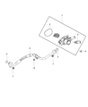 Diagram for 2020 Jeep Compass Thermostat Gasket - 68095375AA