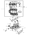 Diagram for Chrysler Town & Country Thermostat Housing - 4666054AA