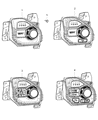 Diagram for Ram 3500 Automatic Transmission Shift Levers - 68378093AD