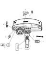 Diagram for Dodge Avenger Ignition Lock Assembly - 56054004AC