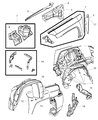Diagram for Jeep Compass Fender - 5115662AC