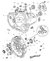 Diagram for 2007 Jeep Compass Bellhousing - 5189988AA
