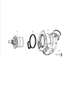 Diagram for Dodge Viper Thermostat Housing - 5045558AA