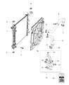 Diagram for Jeep Grand Cherokee Cooling Fan Assembly - 52014787AB