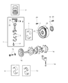 Diagram for 2001 Chrysler Voyager Torque Converter - 5019480AA