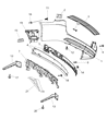 Diagram for 2011 Chrysler Town & Country Bumper - 68125726AA