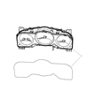 Diagram for Jeep Liberty Instrument Cluster - 5172860AA