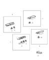 Diagram for Jeep Renegade Power Window Switch - 6VN27LXHAA