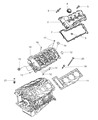 Diagram for 2002 Chrysler 300M Cylinder Head Gasket - 4663693AC