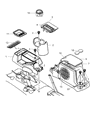 Diagram for 2003 Jeep Wrangler Car Speakers - 56038743AC