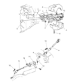 Diagram for Jeep Wrangler Steering Shaft - 52078705