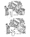 Diagram for 2002 Chrysler Town & Country Oil Cooler - 4809271AD