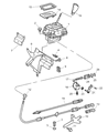 Diagram for 2006 Dodge Sprinter 3500 Automatic Transmission Shifter - 5104040AA