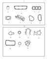 Diagram for 2009 Chrysler Town & Country Cylinder Head Gasket - 4781018AB