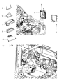 Diagram for 2012 Jeep Compass Engine Control Module - R5150607AC
