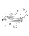 Diagram for Chrysler Crossfire Fuel Tank - 5143033AA
