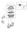 Diagram for 2020 Ram 1500 Air Duct - 68264887AA
