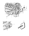 Diagram for Dodge Charger Drive Belt - 4593684AA
