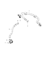 Diagram for Jeep Cherokee Crankcase Breather Hose - 68105838AA