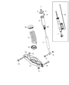 Diagram for 2011 Dodge Charger Shock Absorber - 68072165AA