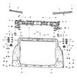 Diagram for 2018 Jeep Compass Radiator Support - 68244425AA