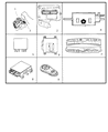 Diagram for 2000 Chrysler Town & Country Air Bag Control Module - 4686256
