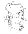 Diagram for Dodge Caliber A/C System Valve Core - 5189373AA