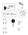 Diagram for Chrysler 300M Shock Absorber - 4886260AB