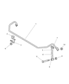 Diagram for 2005 Chrysler Crossfire Sway Bar Link - 5101545AA