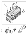 Diagram for Dodge Charger Intake Manifold - 68190715AB