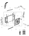 Diagram for 2013 Ram C/V Cooling Fan Assembly - 5058677AA