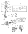 Diagram for 2008 Chrysler PT Cruiser Piston Ring Set - 5086254AA