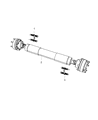 Diagram for Jeep Grand Cherokee Drive Shaft - 52123467AC