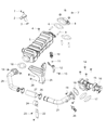 Diagram for Ram 4500 EGR Valve Gasket - 68210505AA