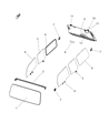 Diagram for Jeep Wrangler Windshield - 68433233AB