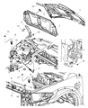 Diagram for 2010 Dodge Caliber Lift Support - 5074186AE