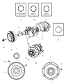 Diagram for Mopar Flywheel - 5038113AB