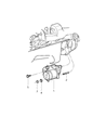 Diagram for Ram Dakota Starter Motor - R4801256AC