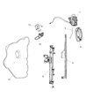 Diagram for Ram ProMaster 3500 Door Latch Assembly - 68232440AB