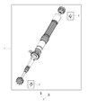 Diagram for Jeep Gladiator Drive Shaft - 68330600AA