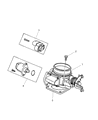 Diagram for 1995 Jeep Grand Cherokee Throttle Body - 4856107
