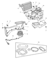 Diagram for 2001 Chrysler PT Cruiser Blower Motor Resistor - 5264803AA