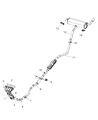 Diagram for Jeep Cherokee Exhaust Pipe - 68109907AH