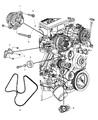 Diagram for Dodge Ram 2500 Alternator - 4801769AA