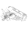 Diagram for 2002 Chrysler Prowler Parking Brake Cable - 4815634