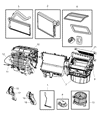 Diagram for Dodge Cabin Air Filter - 5058381AA