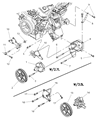 Diagram for 2000 Chrysler LHS Power Steering Pump - 4782207AD