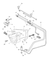 Diagram for Chrysler Crossfire Windshield Washer Nozzle - 5099969AA